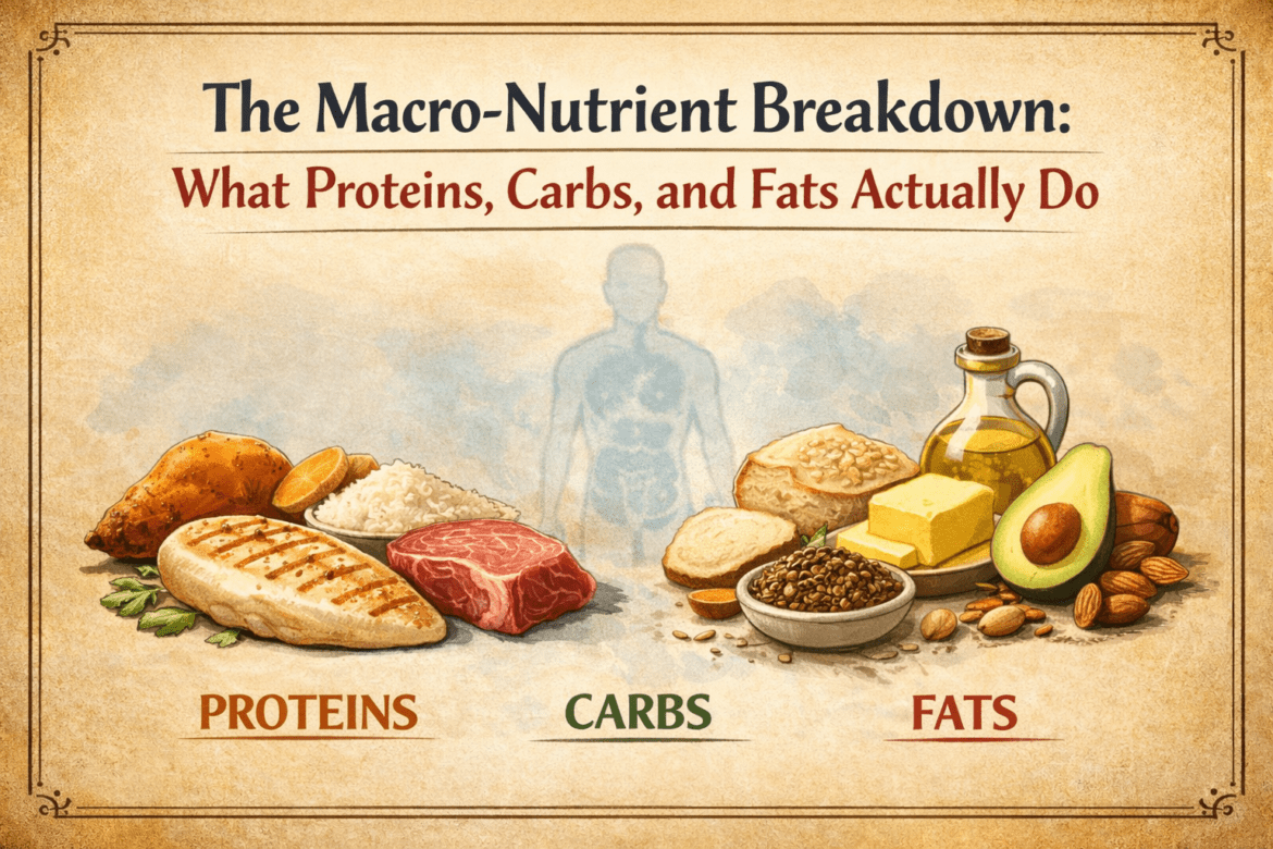 What Proteins, Carbs, and Fats Actually Do