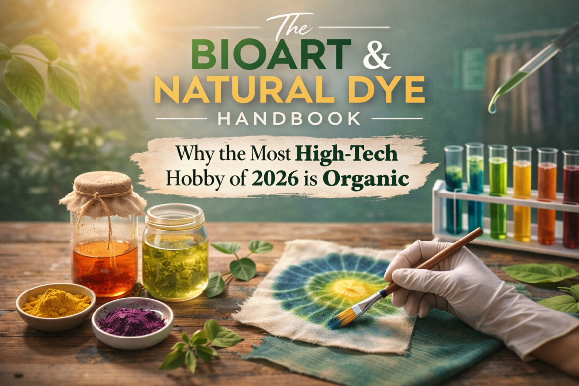 The Bioart & Natural Dye Handbook: Why the Most High-Tech Hobby of 2026 is Organic
