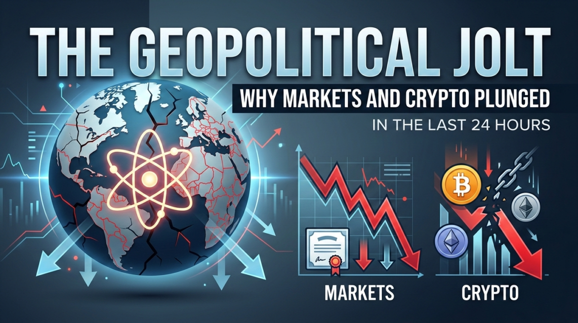 The Geopolitical Jolt: Why Markets and Crypto Plunged in the Last 24 Hours
