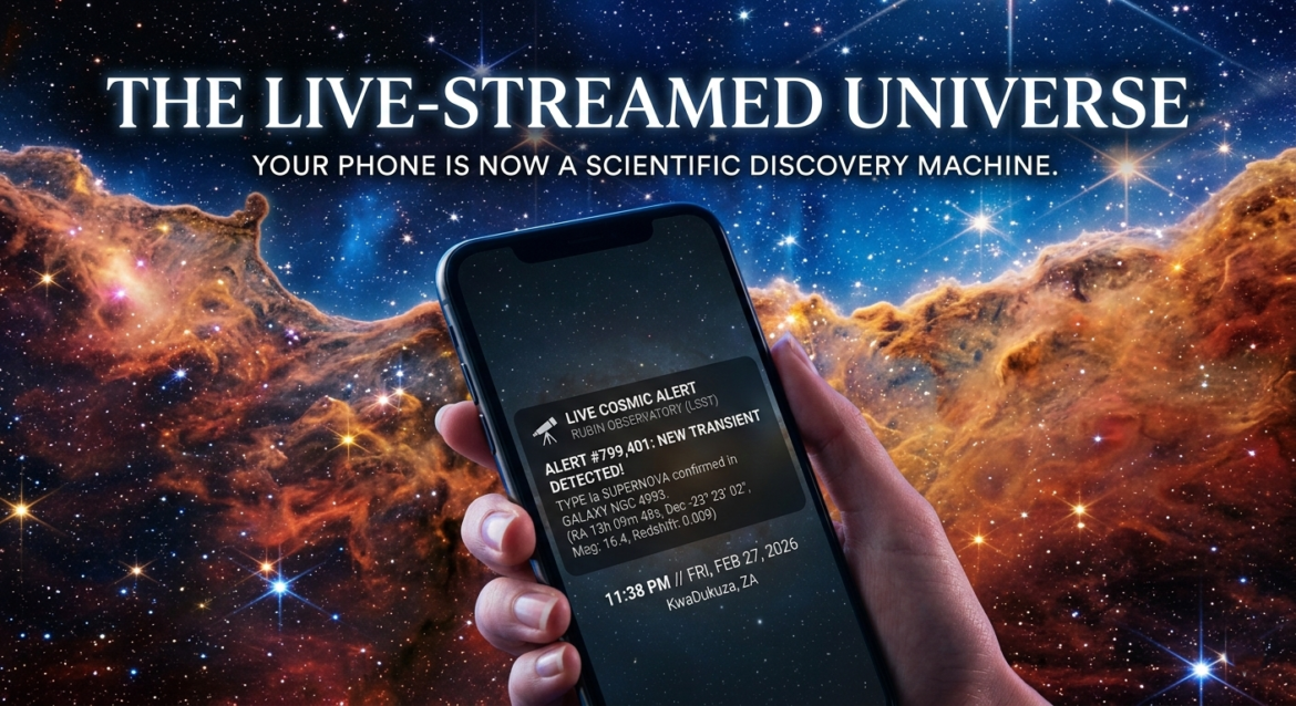 The Live-Streamed Universe: Why Your Phone is Now a Scientific Discovery Machine